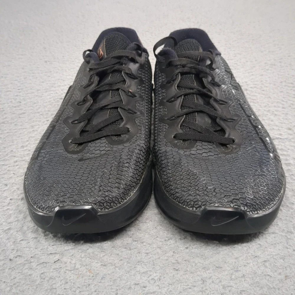 Nike Metcon 5 Shoes Womens Size 10 Black Copper Cross Training Gym AT3145-060
